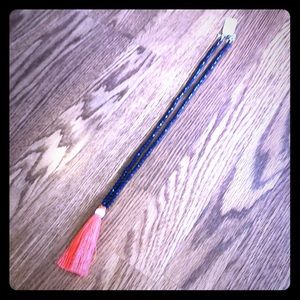 J. Crew beaded tassel necklace